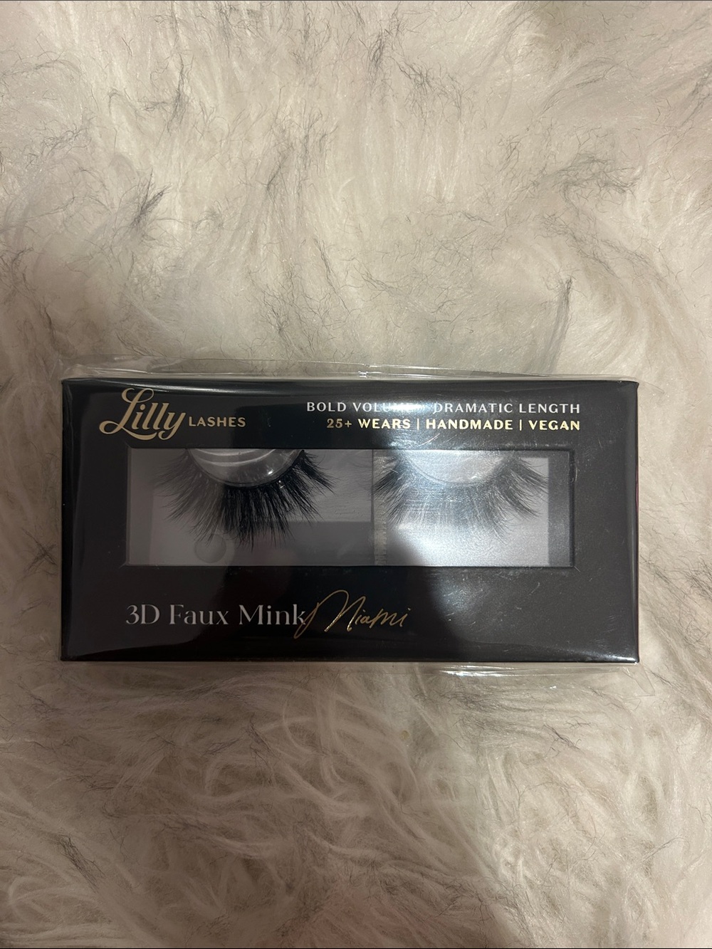 Lilly Lashes Miami in 3D Faux Mink Bold Volume + Dramatic Length